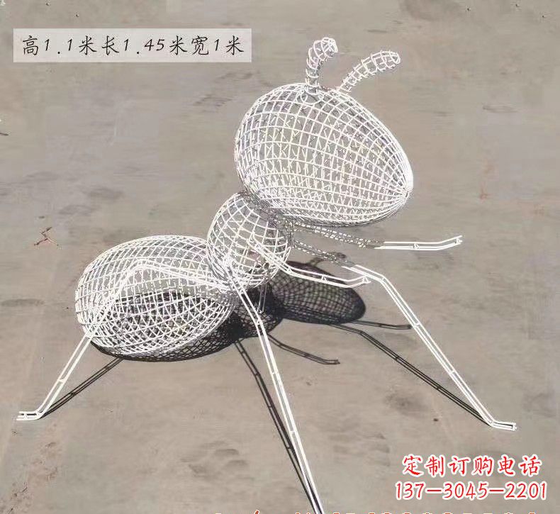 张掖不锈钢镂空蚂蚁雕塑