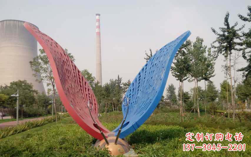 张掖不锈钢镂空七星瓢虫雕塑
