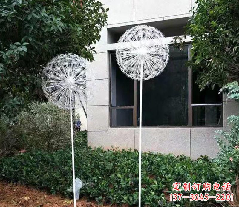 张掖不锈钢蒲公英雕塑绚丽多彩