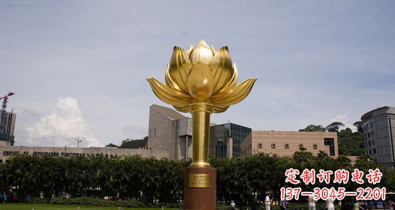 张掖不锈钢莲花雕塑——精美的艺术品