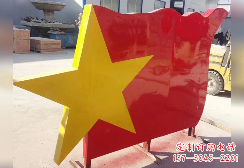 张掖不锈钢五角星旗帜雕塑不只是国旗