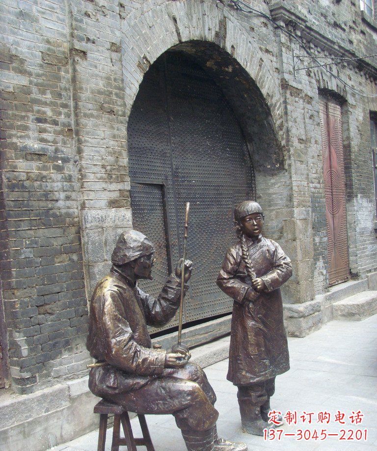 张掖二胡铜雕艺术形式的精髓