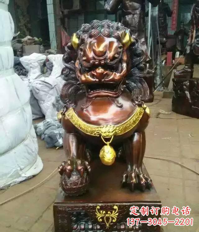 张掖狮子铜雕——一件传承着历史沉淀的艺术品