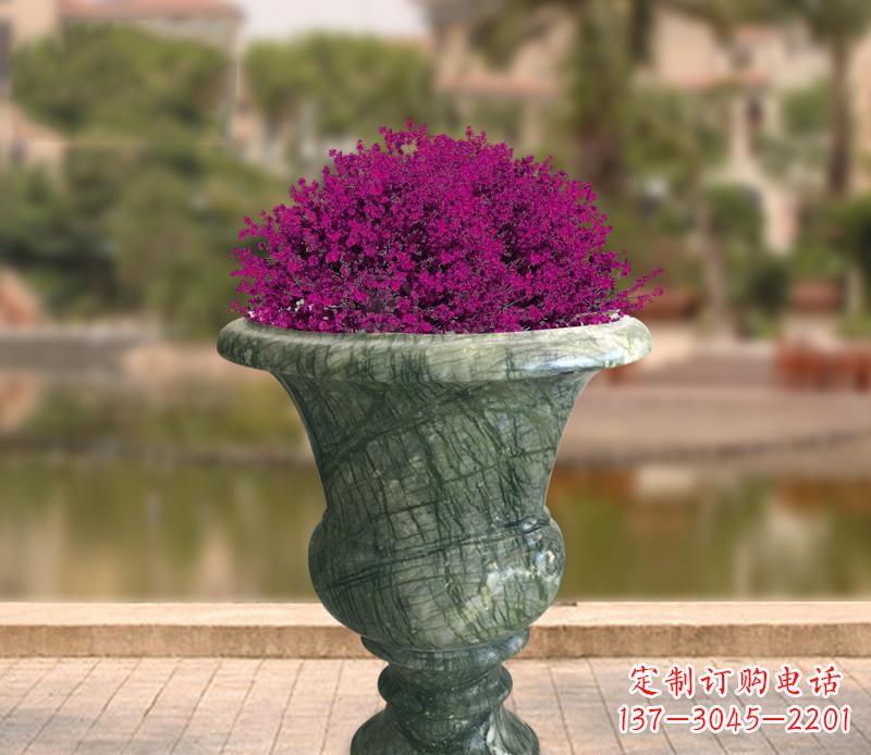 张掖白玉景观花盆雕塑让你的景观更加美观