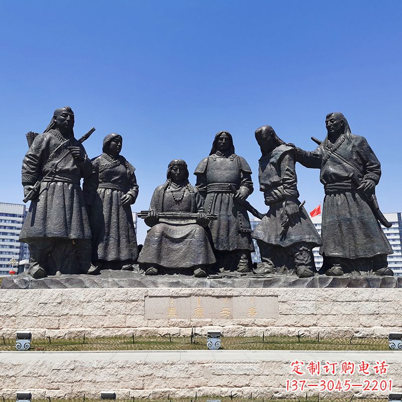 张掖草原母亲——传承爱的雕塑