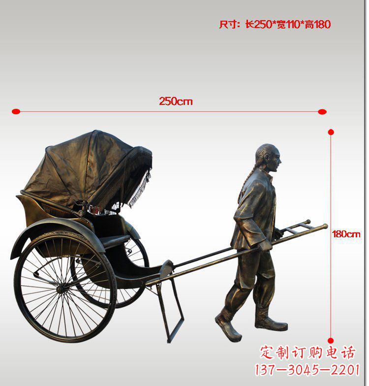 张掖车夫雕塑传承中华文化的精神象征