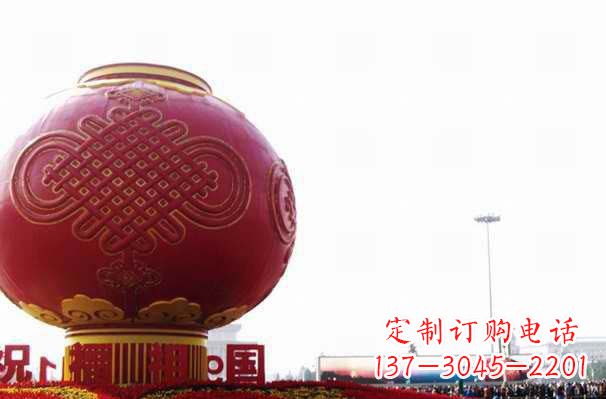 张掖不锈钢灯笼雕塑——美丽城市的艺术装饰