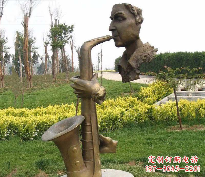 张掖萨克斯雕塑艺术的精美表现