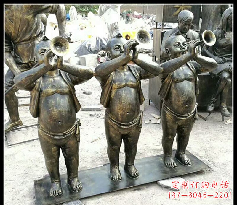 张掖儿童雕塑弘扬传统文化