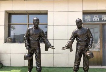 张掖店小二雕塑——记茶馆民俗