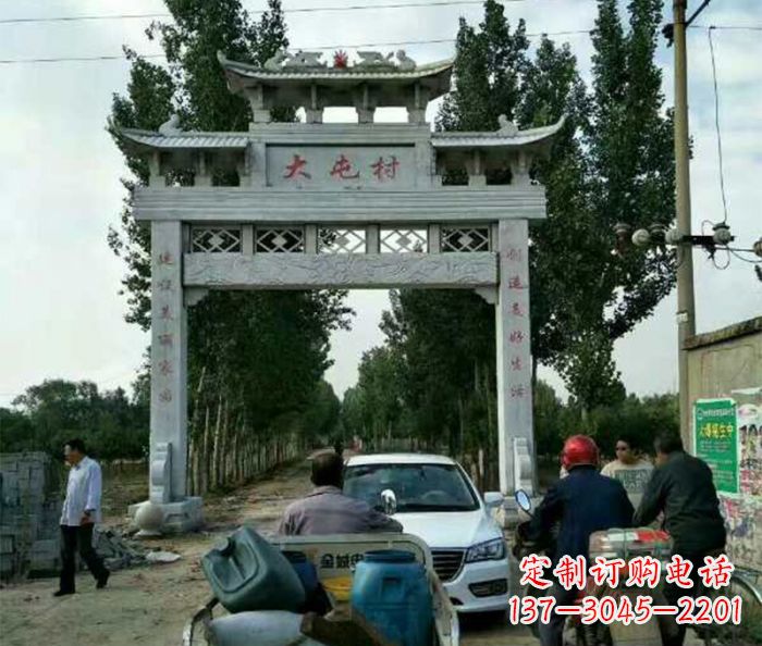 张掖石雕牌坊——传承古老文化的艺术瑰宝