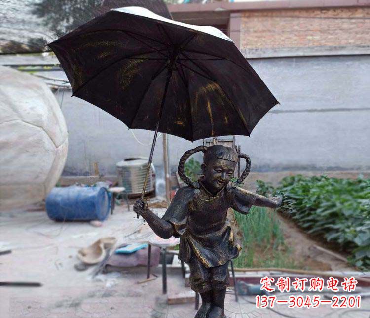 张掖儿童雕塑传承文化之美