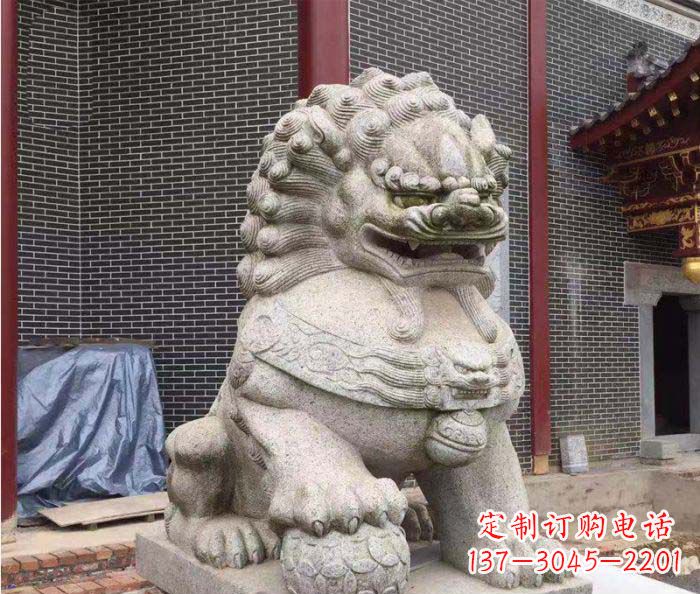 张掖巨型大理石狮子雕塑