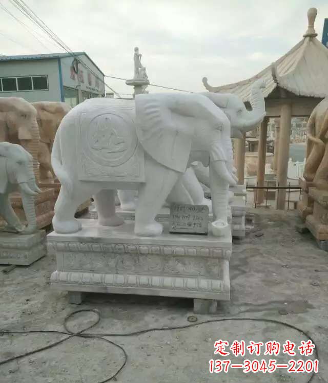 张掖大理石大象——雕塑之美