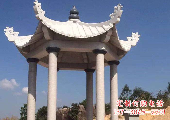 张掖大理石凉亭雕塑——传承古代工艺之精粹