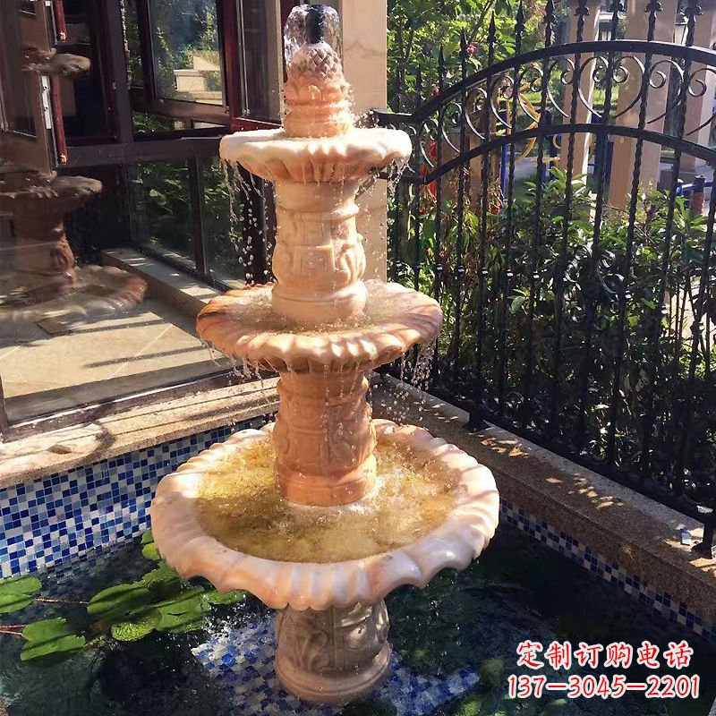 张掖大理石雕刻风水球赋予神秘力量