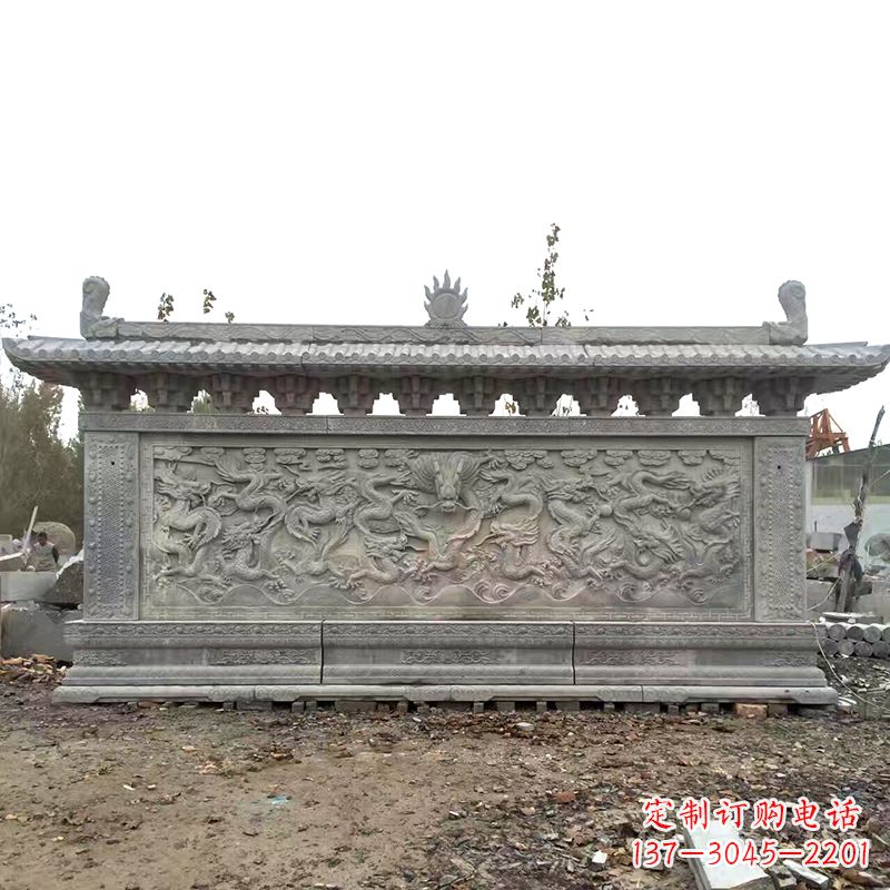 张掖大理石影壁雕塑美丽的艺术精品