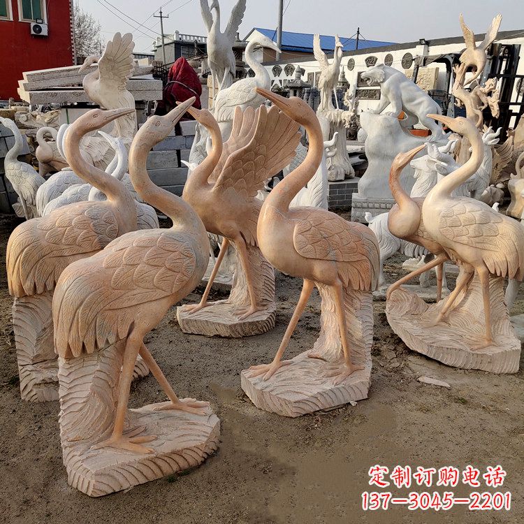 张掖仙鹤雕塑艺术的经典之作
