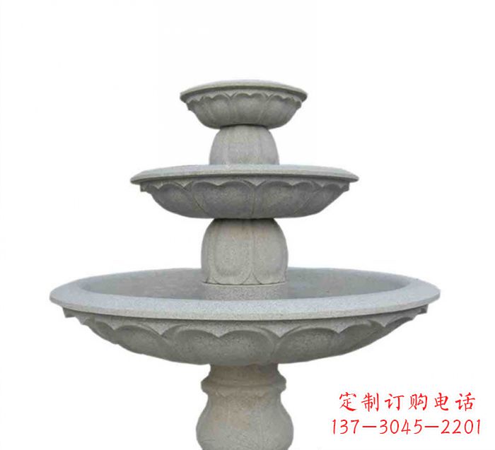 张掖大理石多层喷泉石雕——精美而充满灵性的艺术杰作
