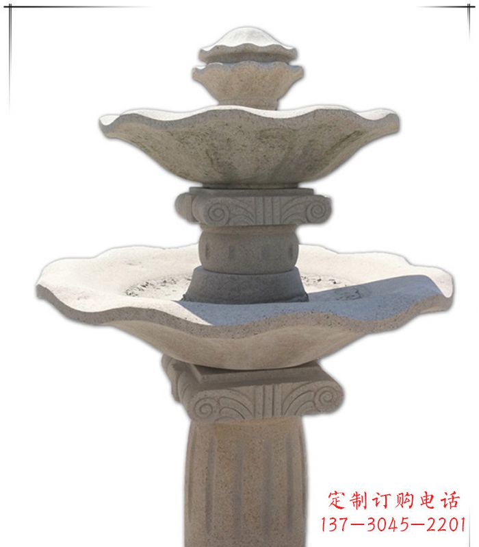 张掖大理石多层喷泉石雕精美绝伦的艺术形式