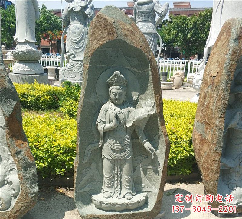 张掖大理石观音像，以灵性铭刻记忆