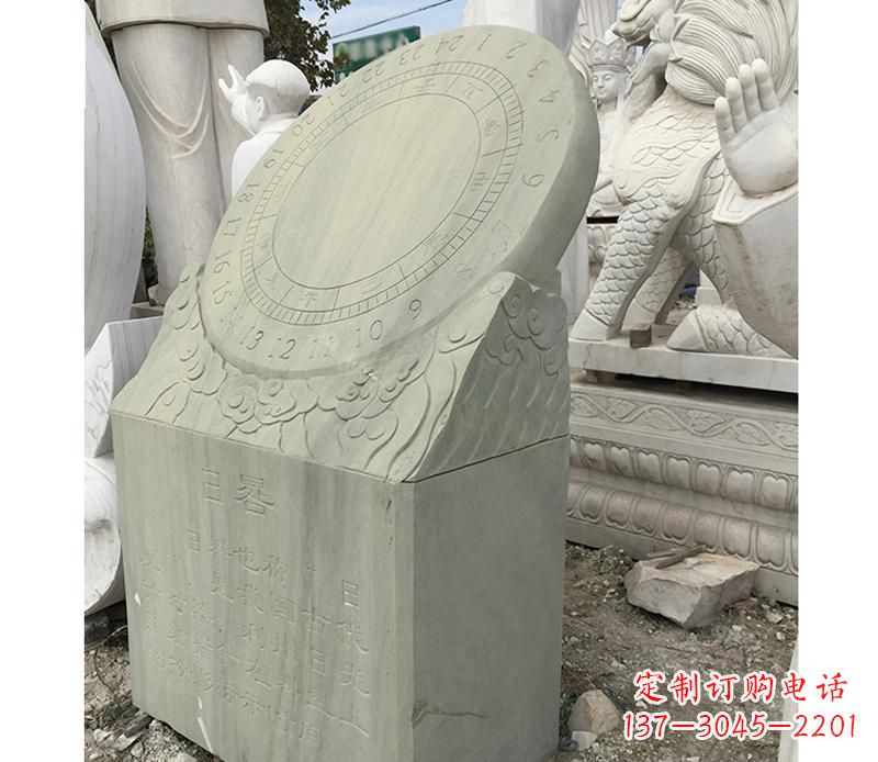 张掖大理石日晷雕塑