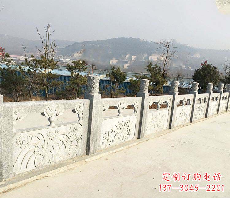 张掖大理石护城河栏板石雕