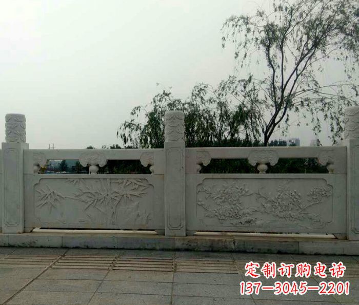 张掖精美大理石栏板石雕