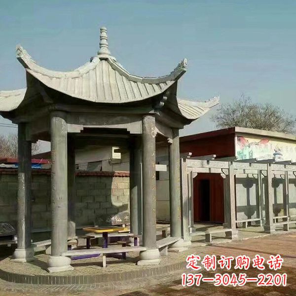 张掖大理石凉亭庭院亭子