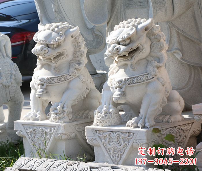 张掖大理石狮子雕塑
