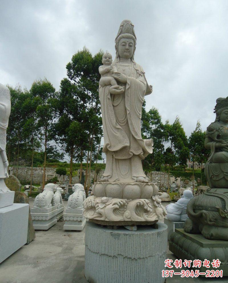 张掖大理石观音像