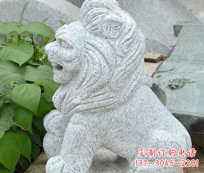 张掖大理石狮子雕塑