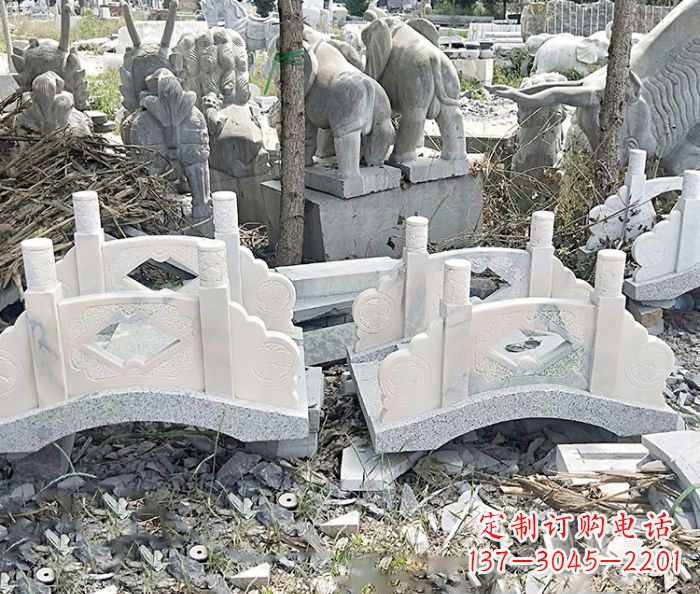 张掖精美大理石拱桥雕塑