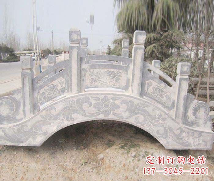 张掖精美大理石小型拱桥石雕