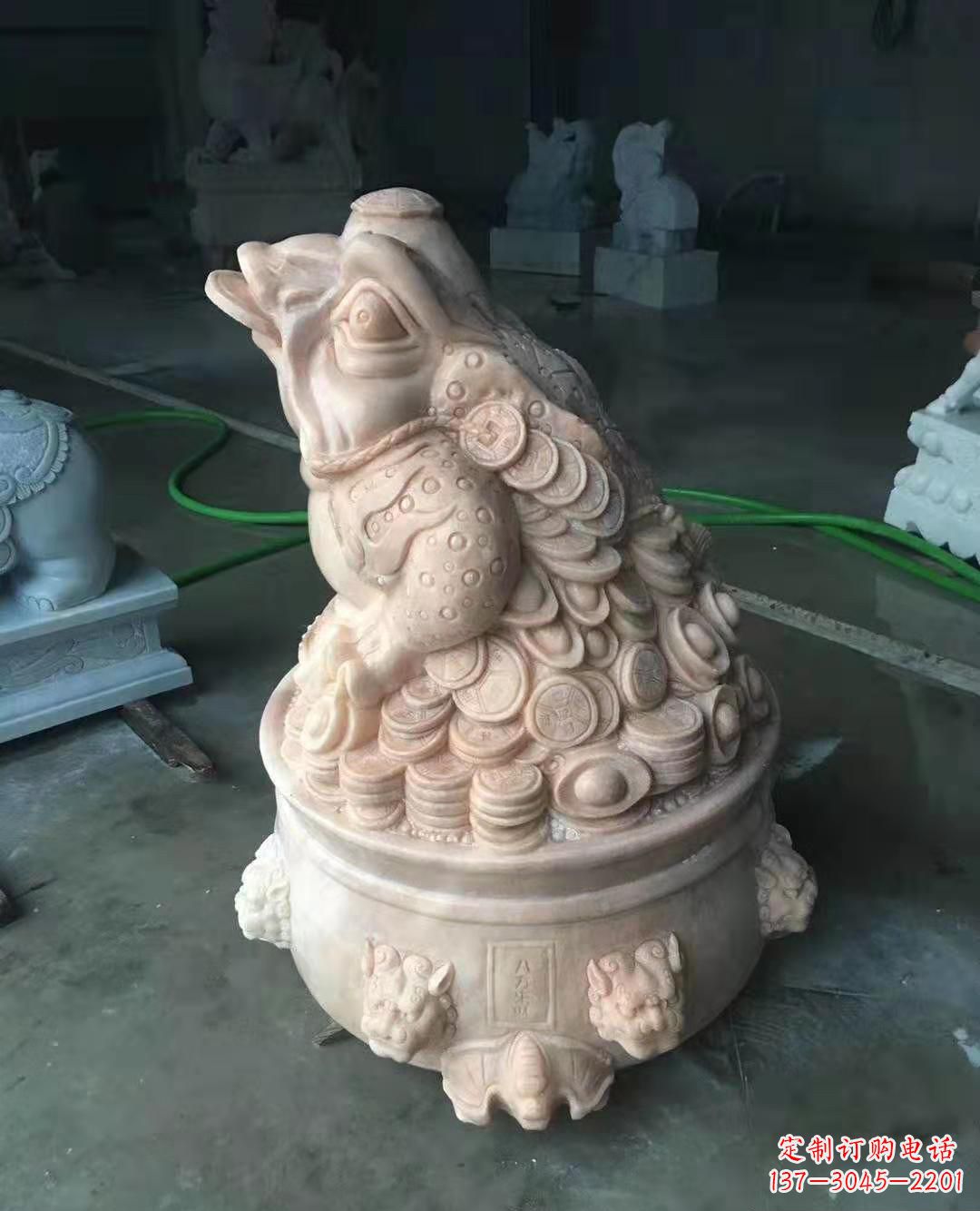 张掖精致石雕动物雕塑