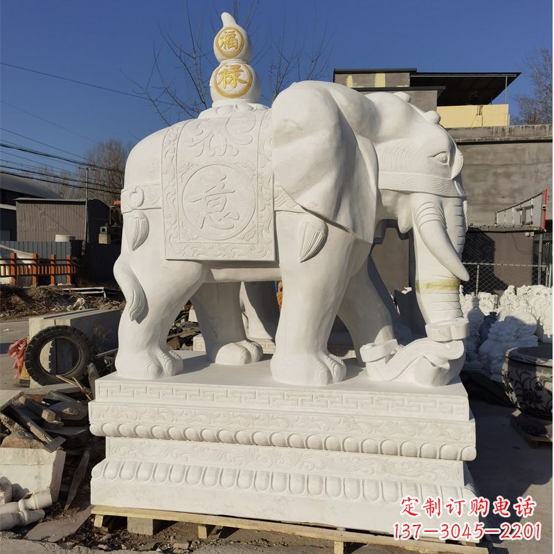 张掖大象石雕——永恒传承
