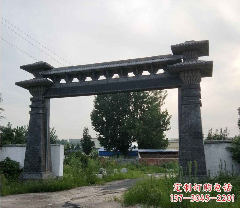 张掖精美仿古牌坊石雕