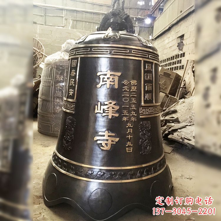 张掖大型铜钟雕塑