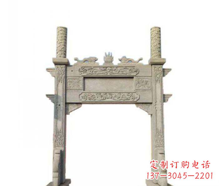 张掖产品名称中领雕塑-牌坊石雕