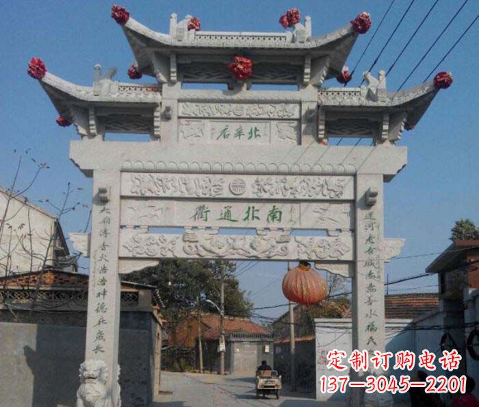 张掖优质大理石牌坊雕塑