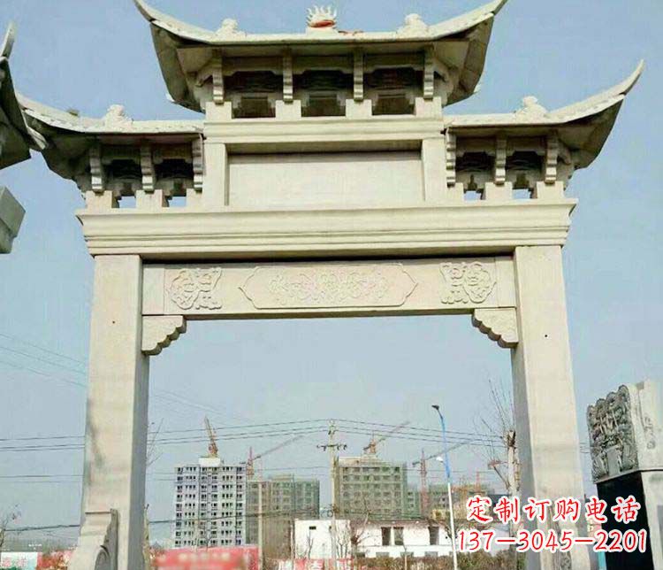 张掖精美牌坊石雕