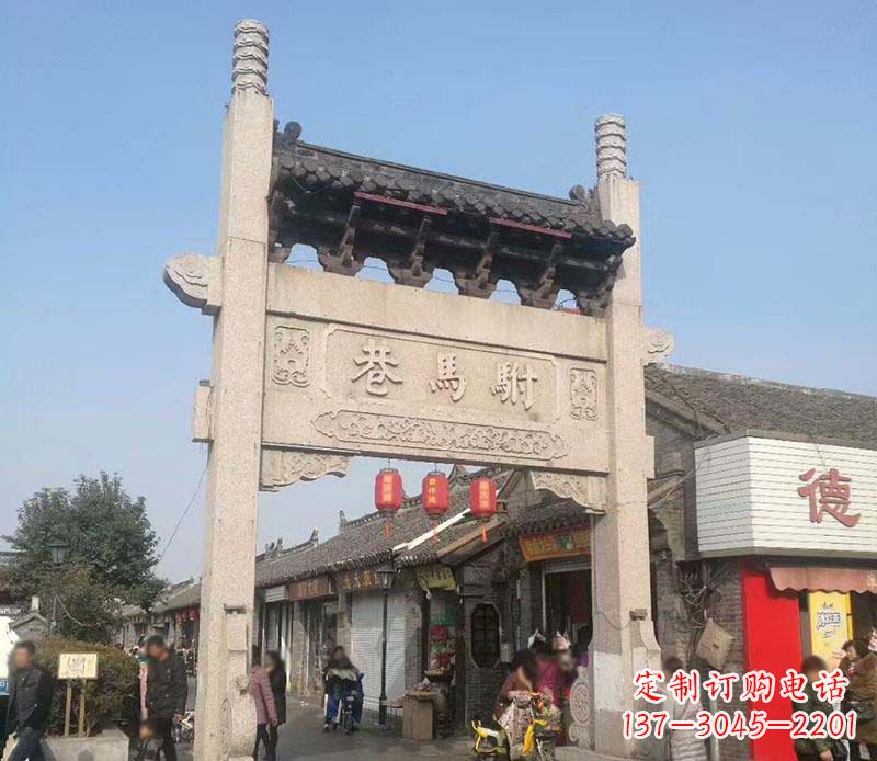 张掖中领雕塑牌坊石雕定制