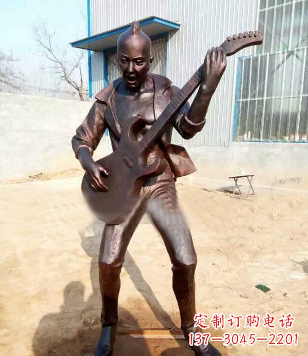 张掖音乐传奇——吉他雕塑