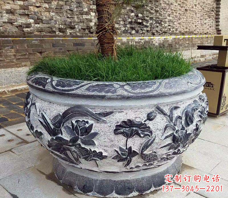 张掖精美花盆雕塑，点亮你的道路景观