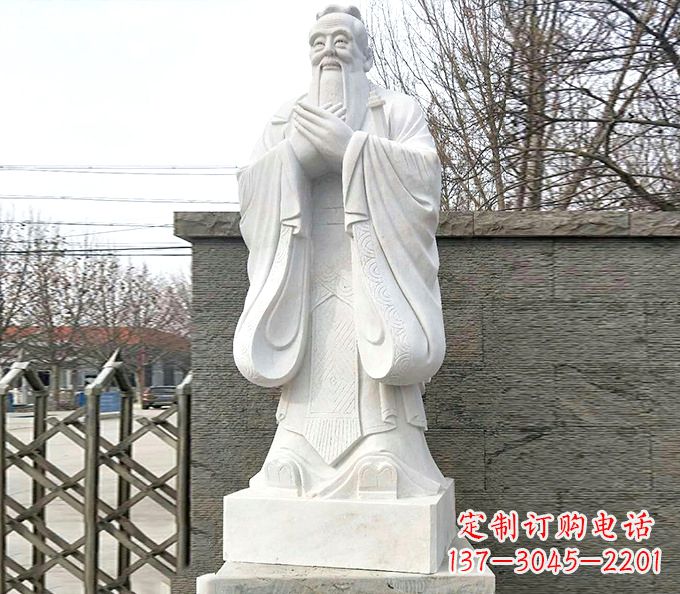 张掖雕塑孔子头像