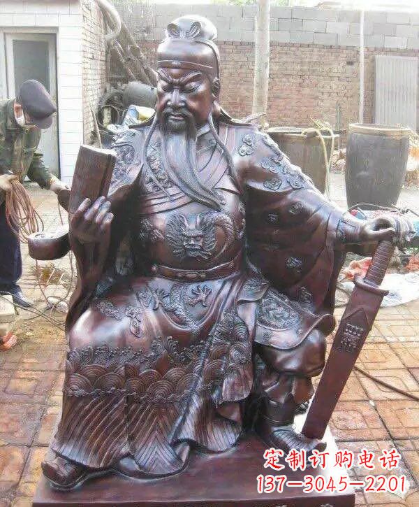 张掖关公铜雕——象征着一份久远精神的传承