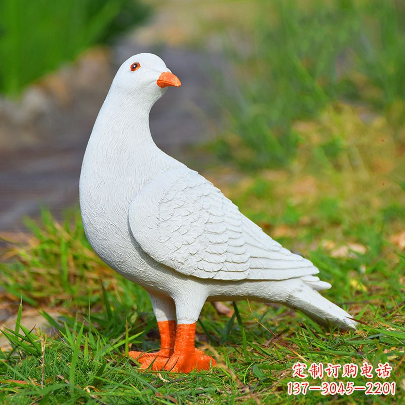 张掖和平鸽雕塑传递和平与希望的象征