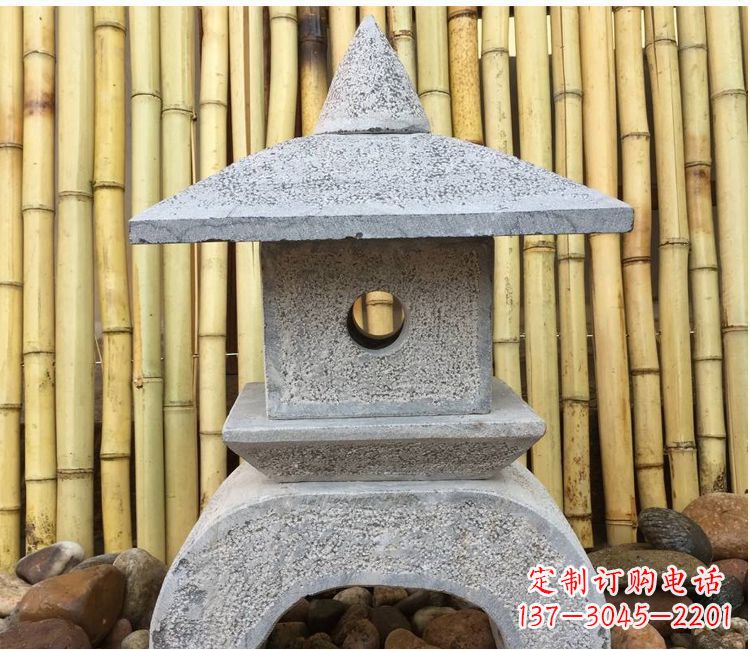 张掖古典灯笼石雕