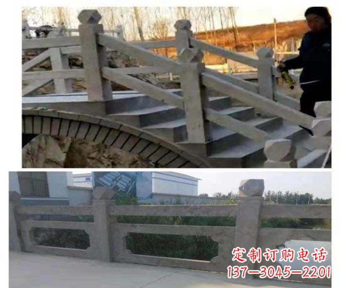 张掖精美仿古栏杆雕塑