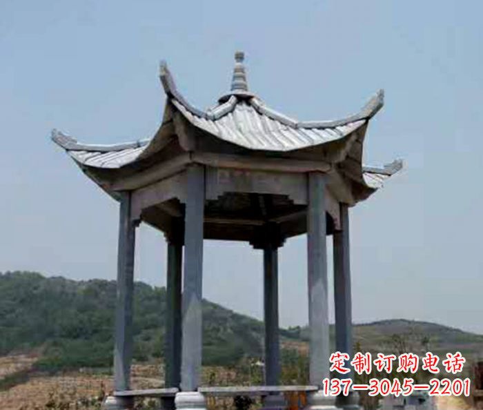 张掖仿古石雕凉亭